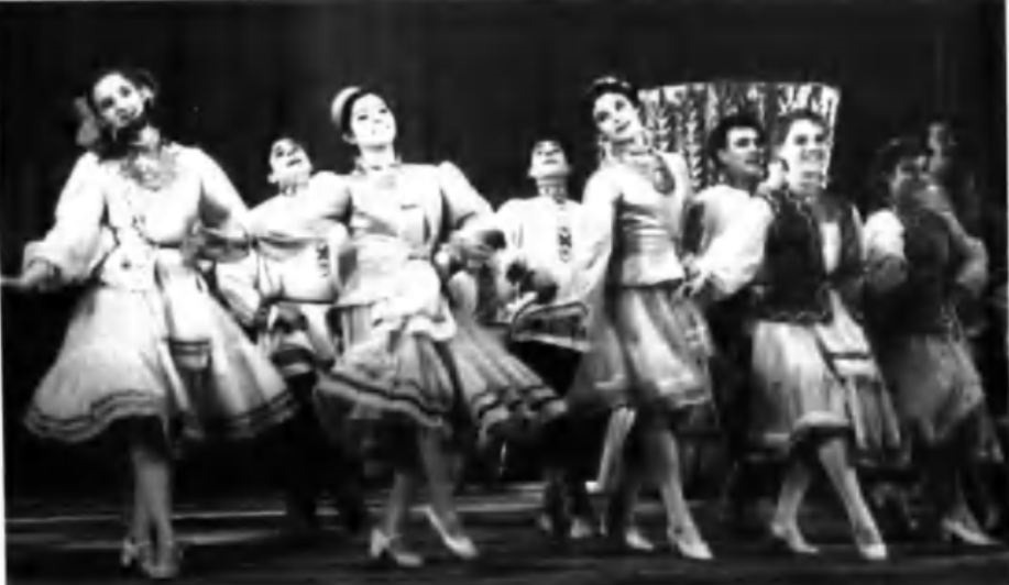 Сцена из оперетты «Любушка», 1959 год