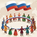 Хоровод из людей разных национальностей